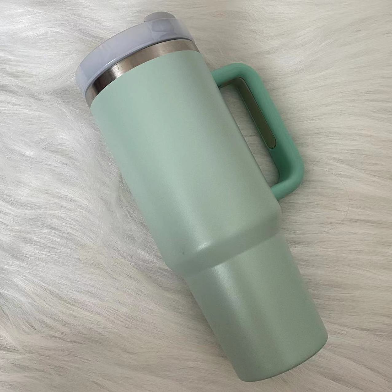 US Warehouse 40 oz  Stainless Steel Vacuum Insulated Tumbler water bottle with Lid and Straw