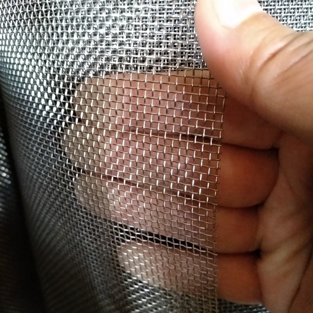 SS304 201 Fine Stainless Steel Woven Wire Mesh Screen /100 mesh Stainless Steel Flexible Woven Mesh For Filters