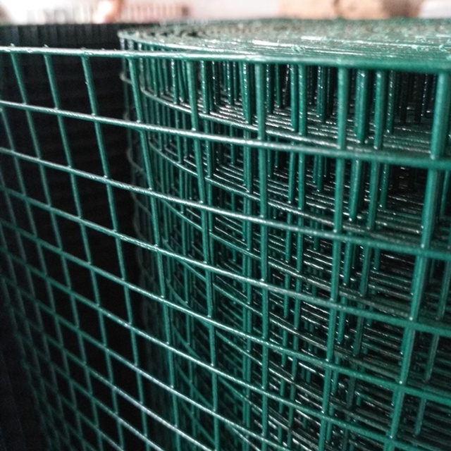 PVC coated welded wire fence/welded iron rabbit wire mesh rolls