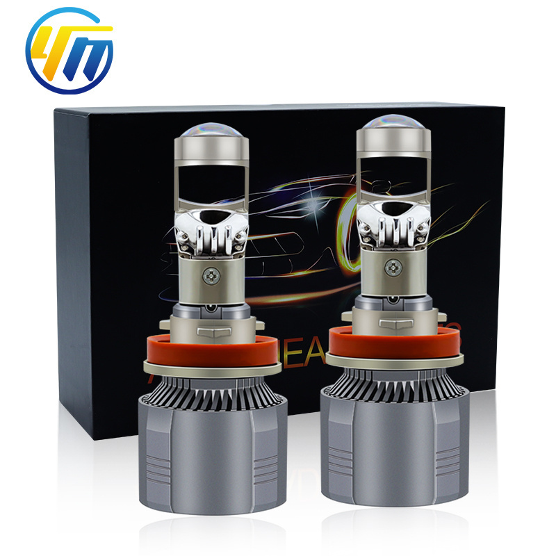 YIMEI Factory Outlet A80 LENS H9 led car headlights 6000K h8 h11 led headlight bulbs for cars