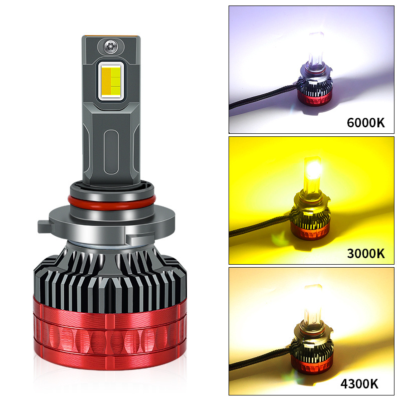 YIMEI A83 3000k 4300k 6000k high power led headlight 3570chip hb3 9005 led bulb headlight