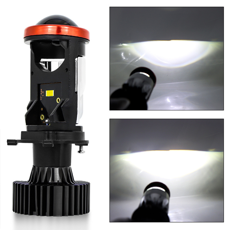 Hot sale Y6D Y8 Y7D H4 high low beam y7d h4 led mini Projector Lens Car Headlight led lens headlight