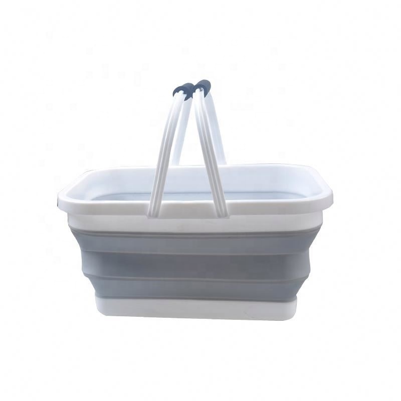 Beach Foldable Bucket Silicone Collapsible Buckets 12 Lite