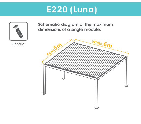 Bi-oclimatic opening roof pergolas a lames orientables rainproof aluminum louvered pergola with remote control