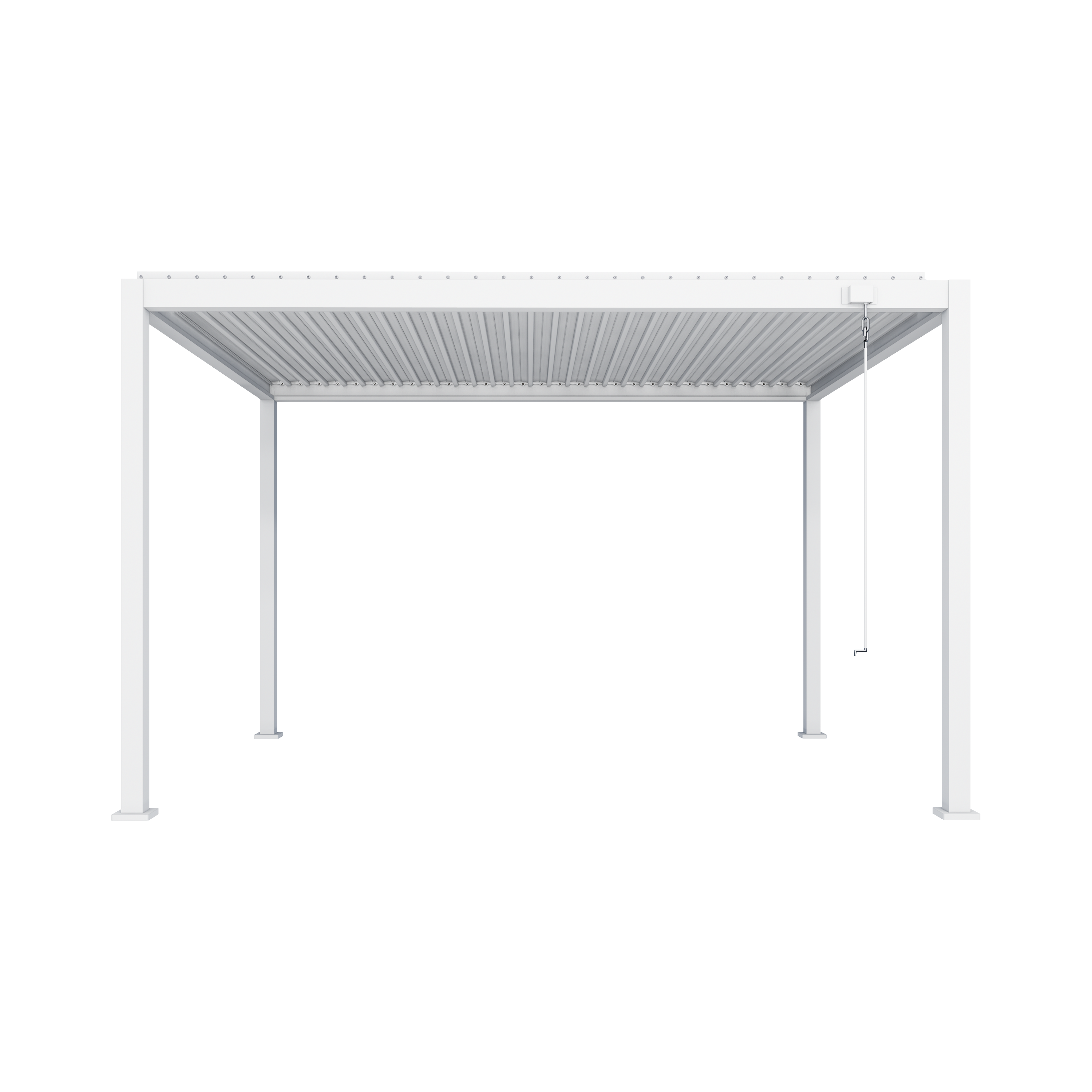 Outdoor Bioclimatic Pergola Patio Cove3*4 Aluminum Freestanding Pergola Louvre Roof System Garden Gazebo Shade for Sale