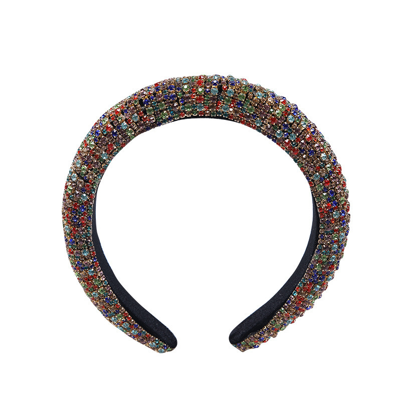 Yifan Fruit Pearl Rhinestone Metal Hair Headband Ladies Elegant Cherry Strawberry Hair Band Headband For Girls