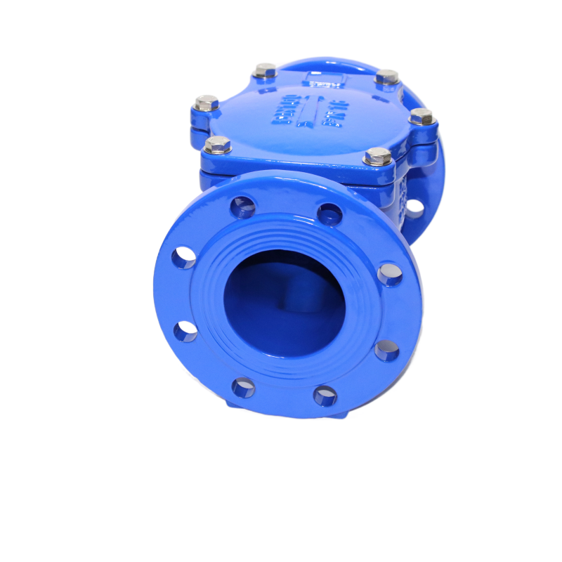 DN50-DN900 Factory Price Rubber Flapper Check Valve 800 pornd grade check valve