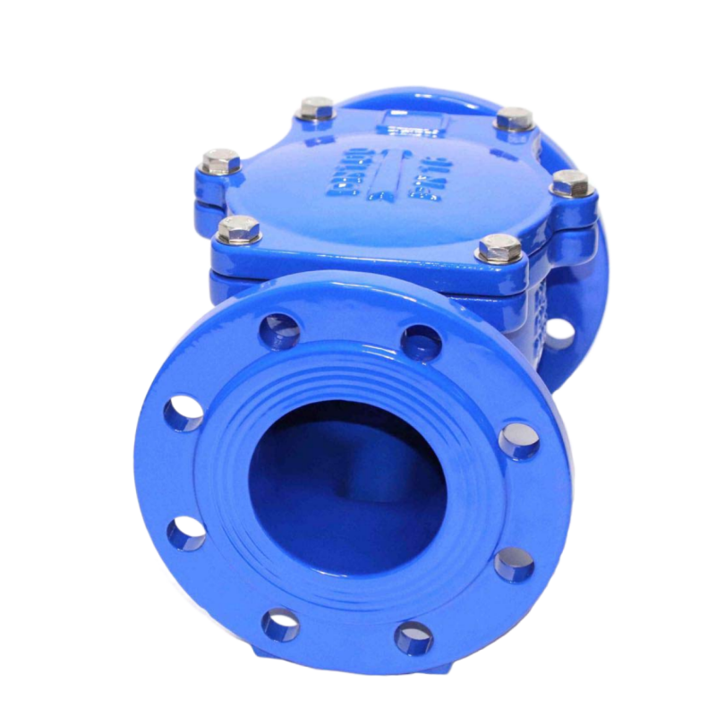 DN50-DN900 Factory Price Rubber Flapper Check Valve 800 pornd grade check valve