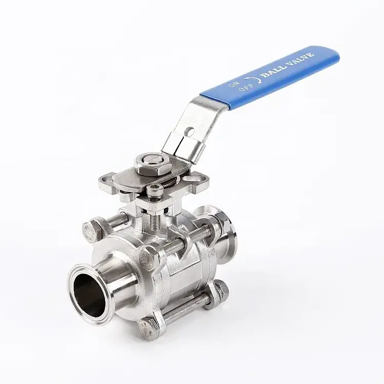 High Quality Stainless Steel  3Pcs Ball Valve ss ball valve three way ball valve