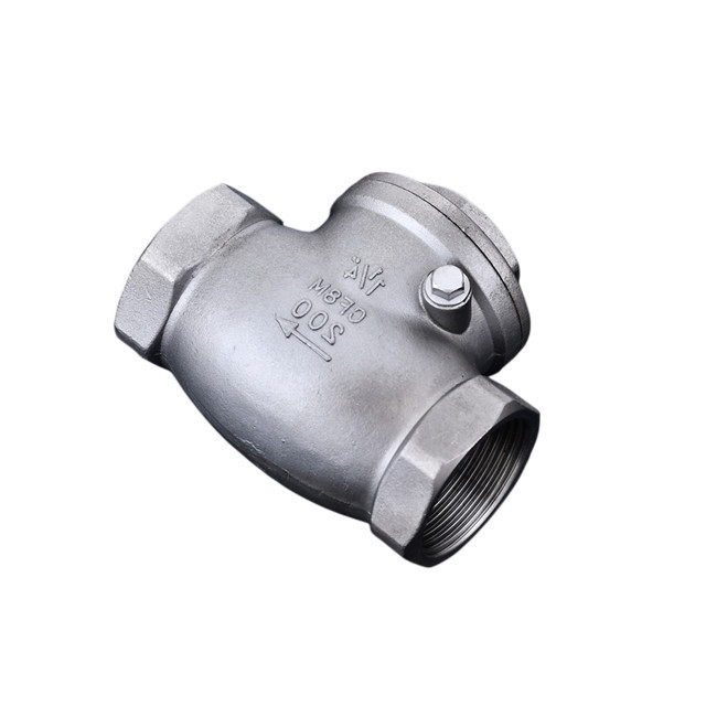 Thread End Swing Check Valve stainless steel check valve