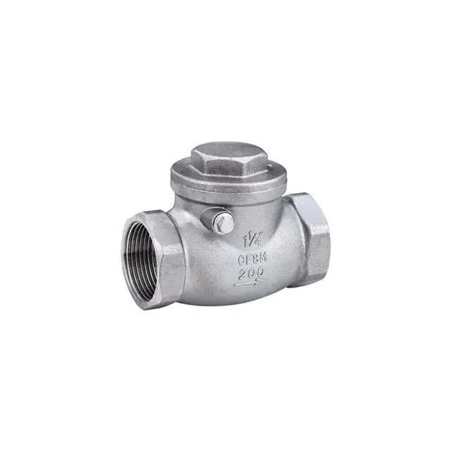 Thread End Swing Check Valve stainless steel check valve