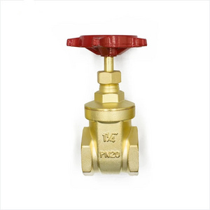 Durable NPT BSP Thread Water Control Spiral Water Sluice Brass Gate Valve