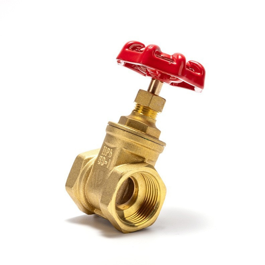 Durable NPT BSP Thread Water Control Spiral Water Sluice Brass Gate Valve