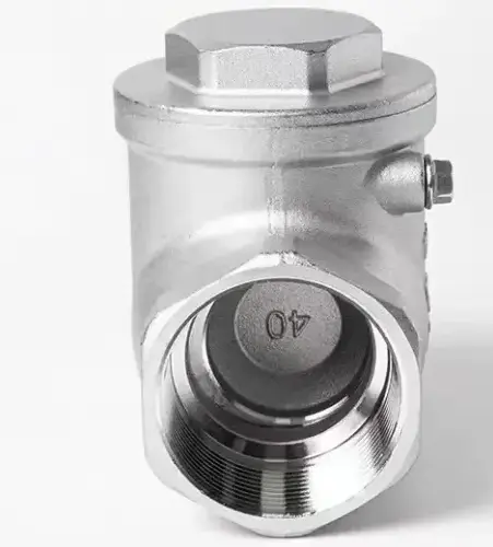 Non Return Check Valve Stainless Steel CF8 CF8M Non Return Thread End Swing Check Valve