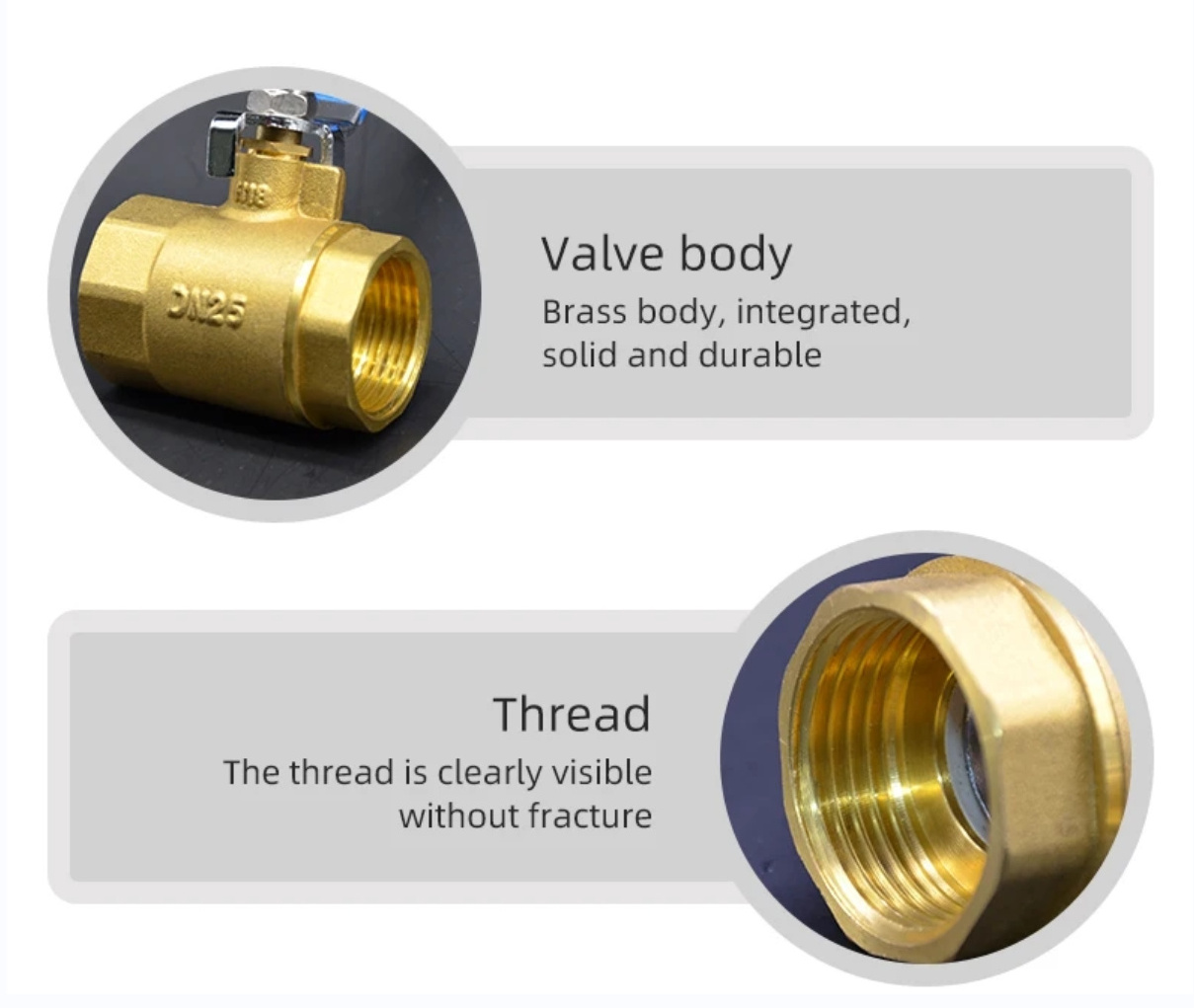 Valve Factory Brass Water Ball Valve Male Threaded Forged All Size Brass Ball Valve