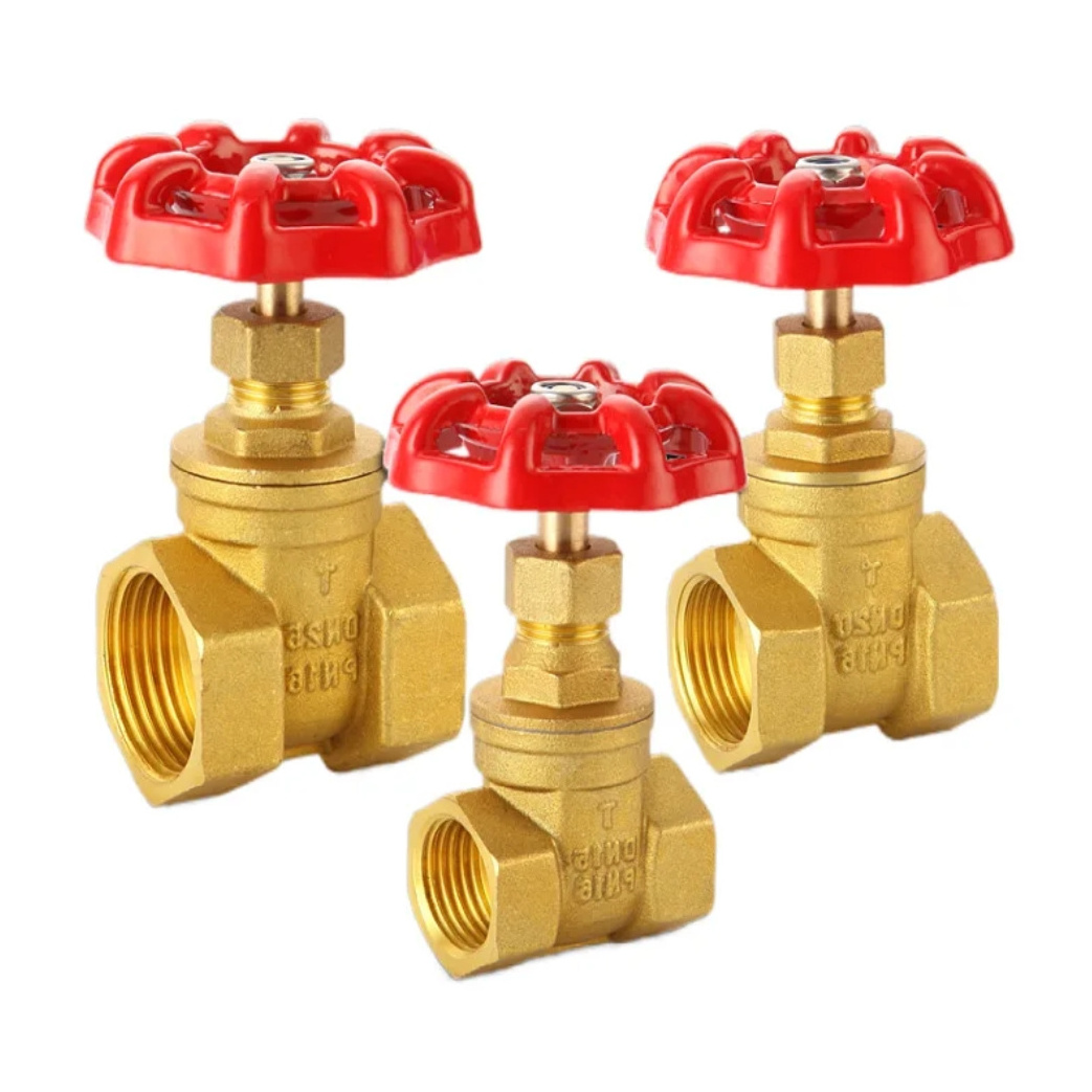 1/2 Inch 4 Inch Water Oil Gas Casting Body Copper Brass Gate Valve