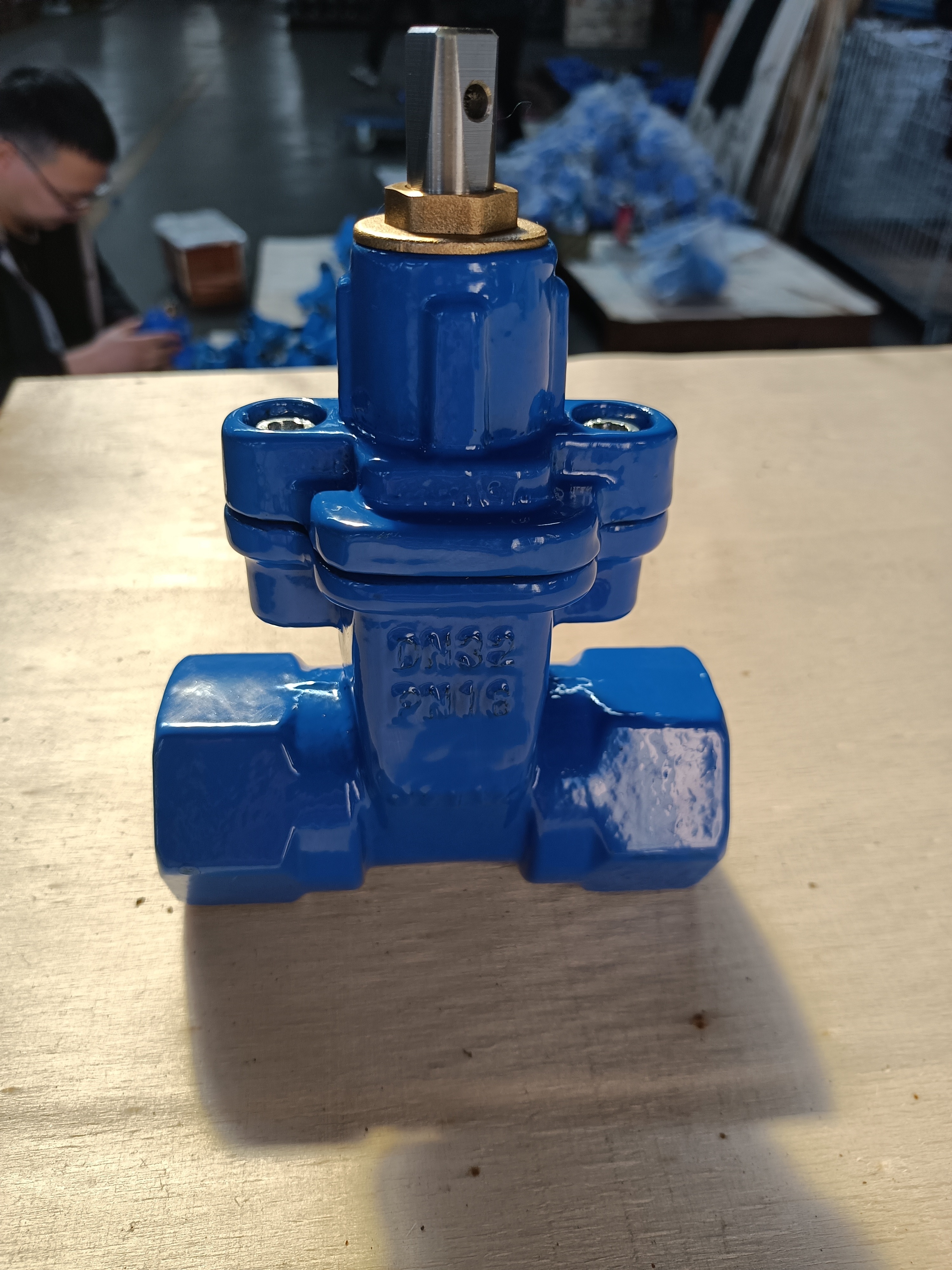 DN20 80 100 ANSI JIS Ductile Iron Wire Thread Gate Valve Tap Water Valve Thread Soft Sealing Gate Valve