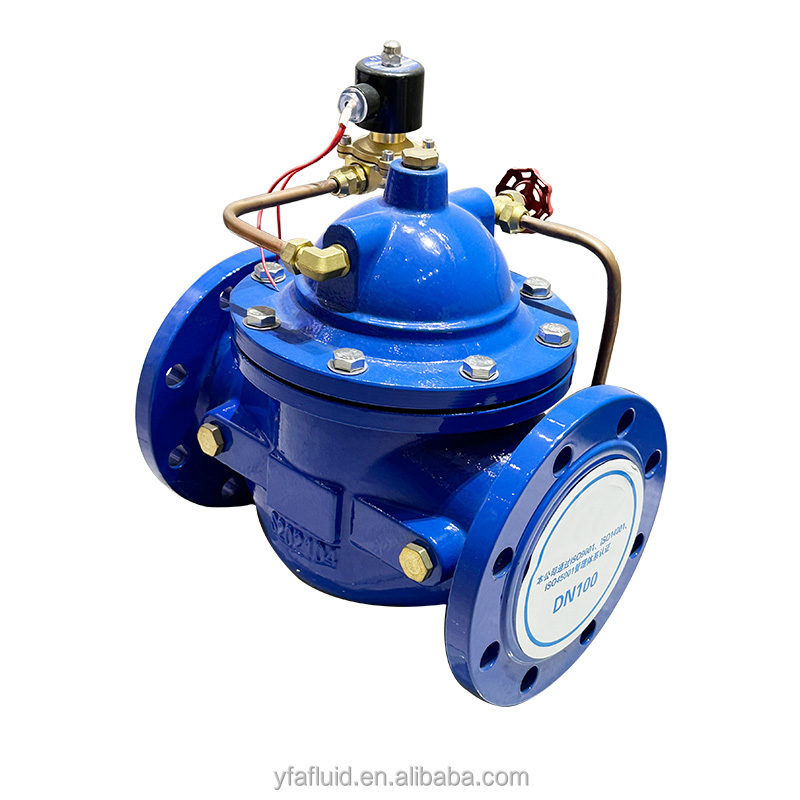 YFa Hot Selling valves price 600X-10Q electric hydraulic flow water level control solenoid valve