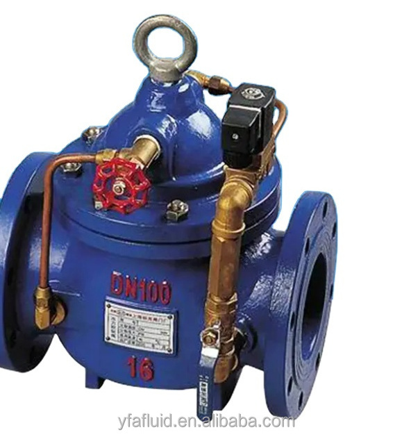 YFa Hot Selling valves price 600X-10Q electric hydraulic flow water level control solenoid valve