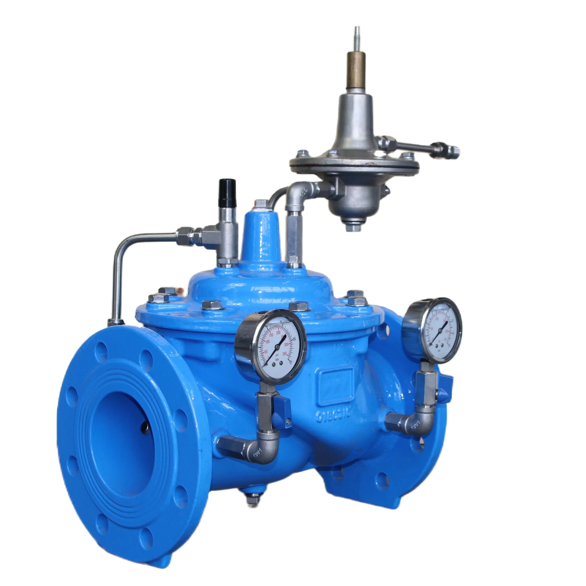 water level hydraulic control valve ductile iron flow control valve