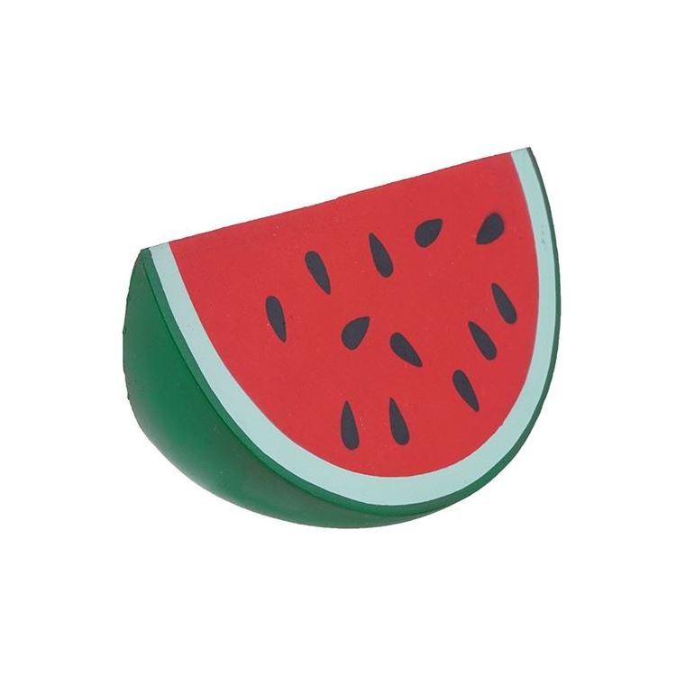 slow rising pu stress ball custom watermelon squeeze squishy toy