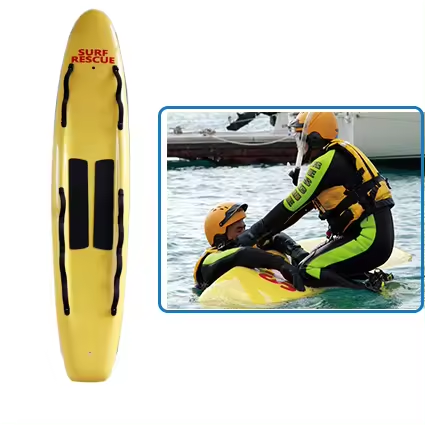 Hot Sale IXPE Rescue board Customized Soft Top Surfboards Stand up Paddle Board Lifesaving Boards