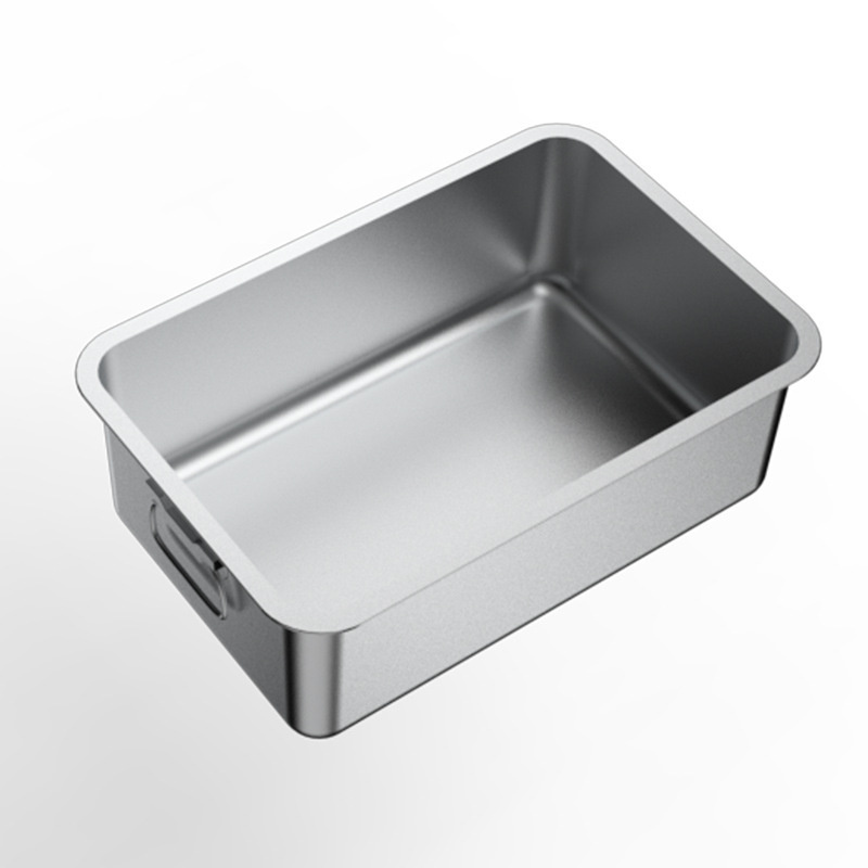 Non Stick Cat Toilet Box Stainless Steel Cat litter tray with Scoop Stainless Steel Cat Litter Box