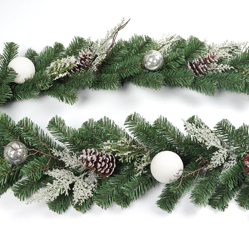 Artificial Pine Cypress Cedar Garland Greenery Plant for Xmas Home Halloween Winter Party Decor Christmas Garland