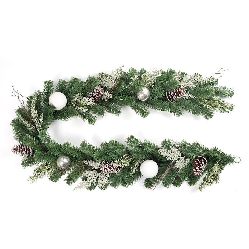 Artificial Pine Cypress Cedar Garland Greenery Plant for Xmas Home Halloween Winter Party Decor Christmas Garland