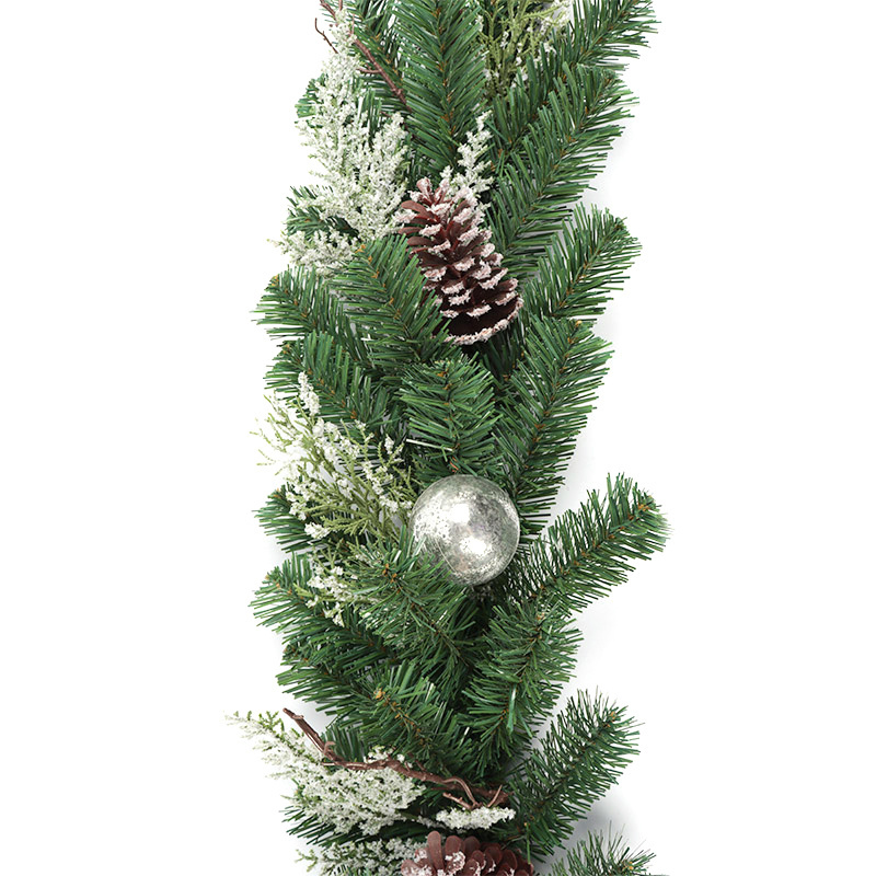 Artificial Pine Cypress Cedar Garland Greenery Plant for Xmas Home Halloween Winter Party Decor Christmas Garland