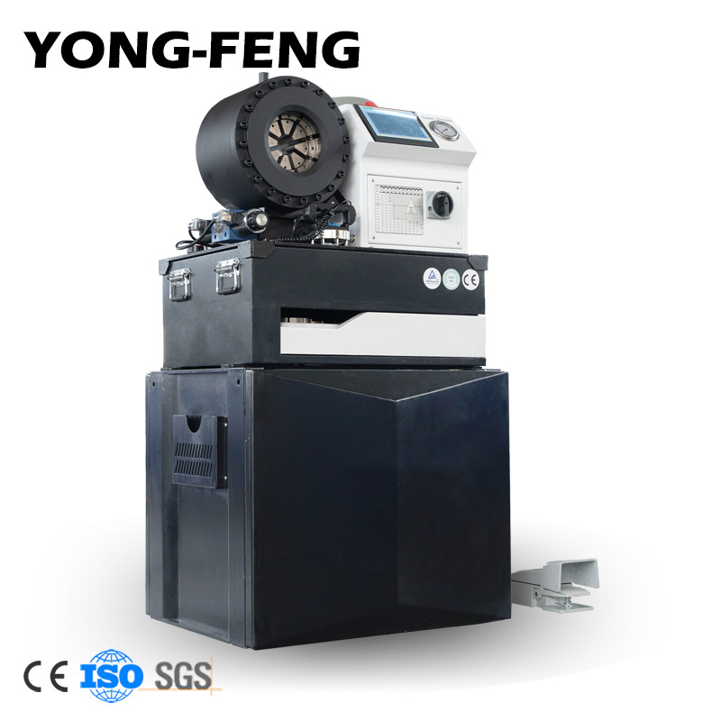 YONG-FENG Factory cost price Y120D Hose swaging machine hydraulic hose crimper/crimping machine for 2 inch hydraulic hoses