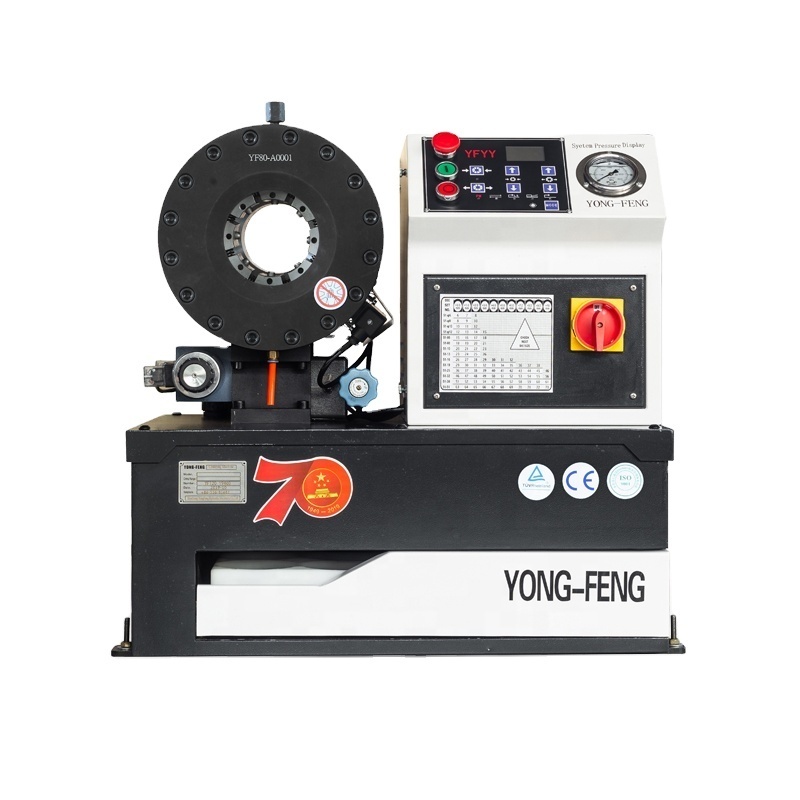 YONG-FENG high pressure hose crimping machine dc quick change dies tool hose crimping machine  Y120