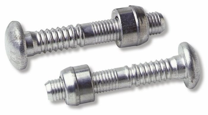 Customized Aluminium Alloy Lock screws Safety Lock Screws Huck Bolt with Collar