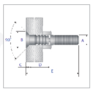 Customized Aluminium Alloy Lock screws Safety Lock Screws Huck Bolt with Collar