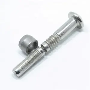 Customized Aluminium Alloy Lock screws Safety Lock Screws Huck Bolt with Collar