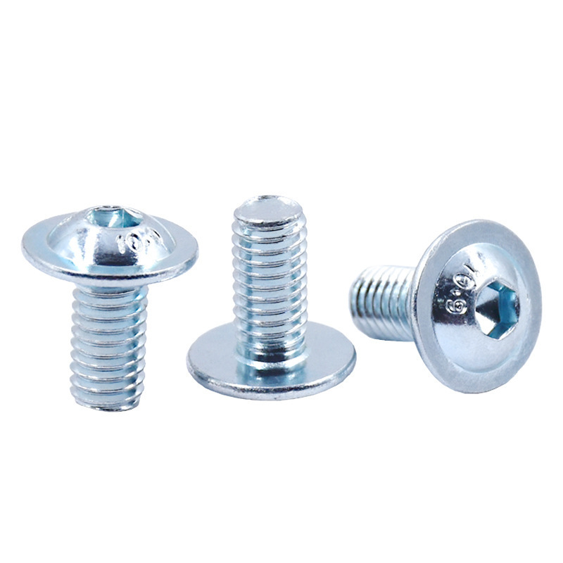 China Wholesales Flange Head with Washer Machine Screw Hexagon Socket Button Head Screw