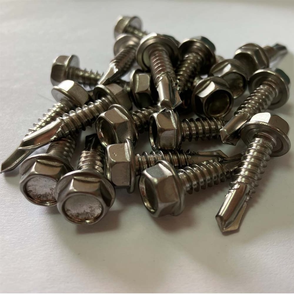 Factory Price High Quality 14x25 Stainless Carbon Steel Washer Head Self Drilling Screw