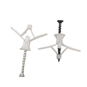 Manufacturer Supply Nylon Plastic Toggle Anchors Butterfly Hollow Wall Anchors