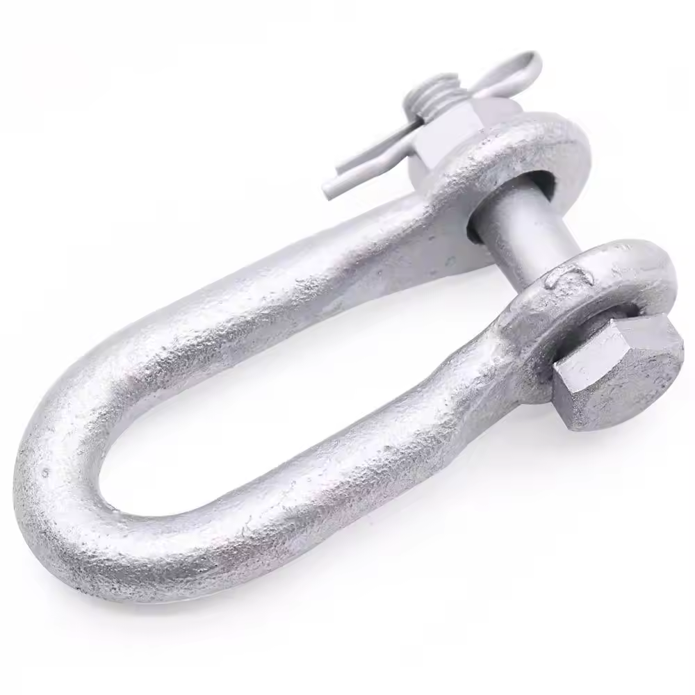 High Strength Carbon Steel Rigging Hardware U Type Shackle for Pole