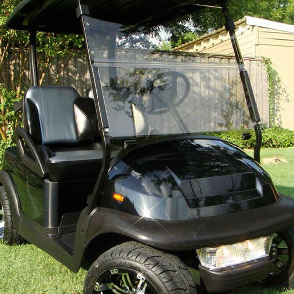 DOT Approved Wholesale pc Golf Cart Tinted Windshield Folding Club Car EZGO TXT RXV