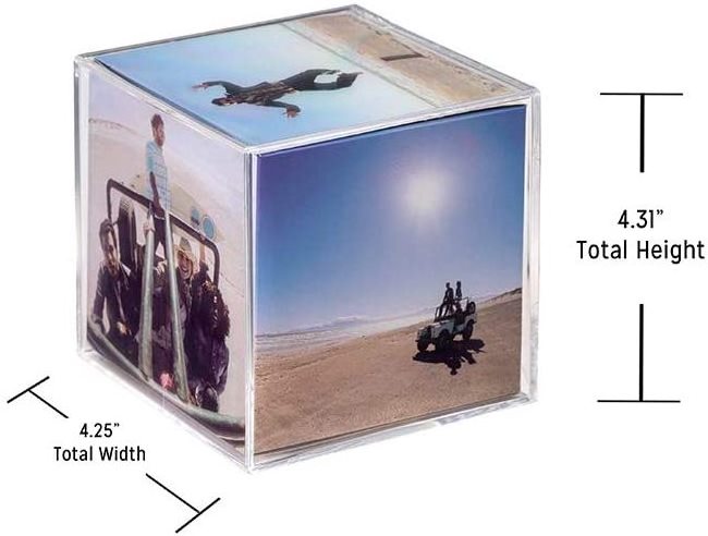 High Quality 3d Magic Crystal Acrylic Photo Cube