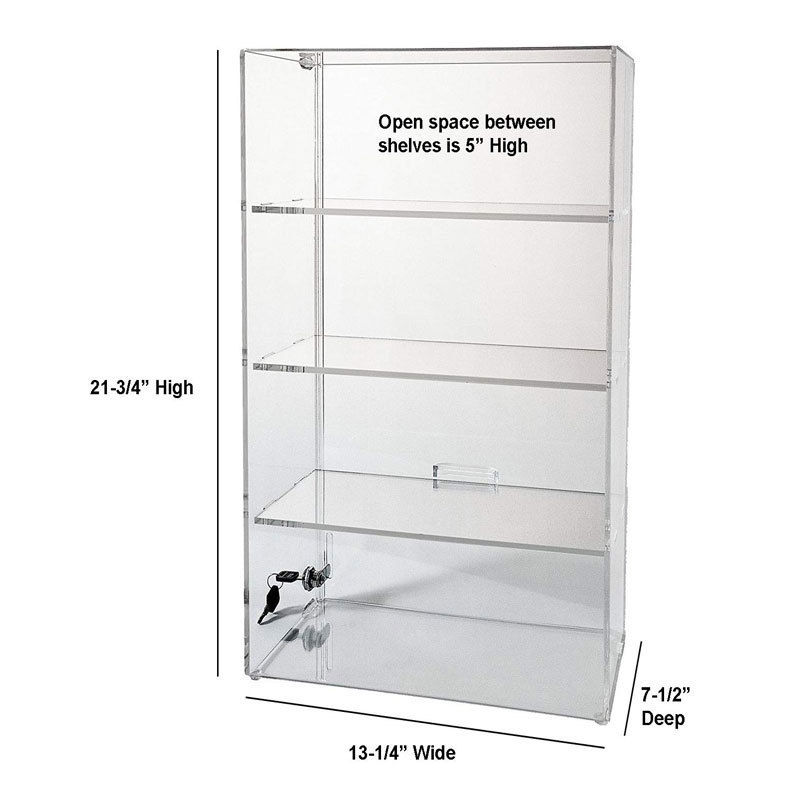 Wholesale Acrylic Display Cabinet  Display Case With Locking