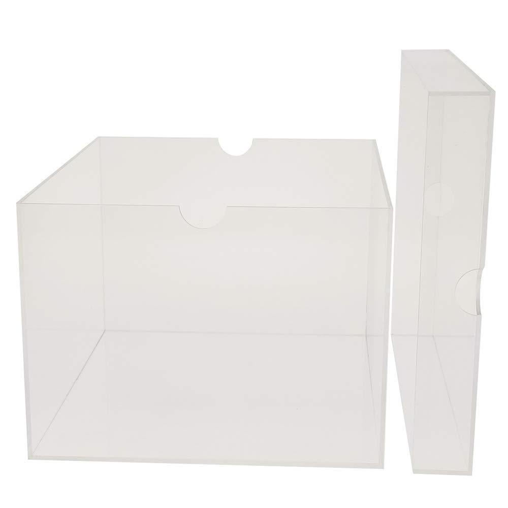 Custom acrylic transparent shoes box with lid