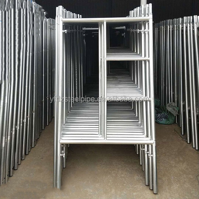 Youfa mason frame scaffolding game frame ladder frame with cross brace for scaffolding construction