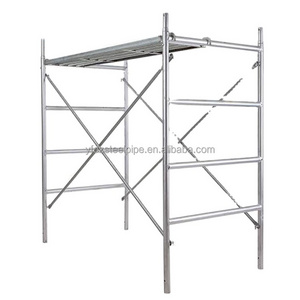 Galvanized Scaffold  Frames Scaffold H Frame Steel mobile scaffolding frame For Construction