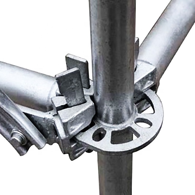 Scaffolding Accessories Rosette Ringlock Vertical post Standard and Horizontal Ledger Diagonal Brace