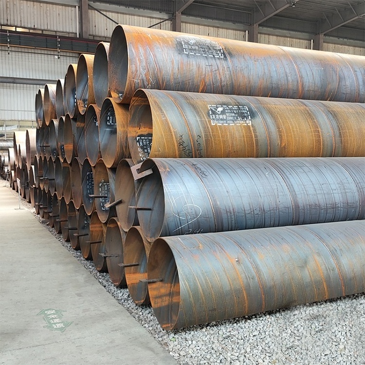 China Manufacturer Hydropower Projects Penstock Pipe SSAW Spiral Steel Pipe Large 800mm Diameter Steel Pipe Price