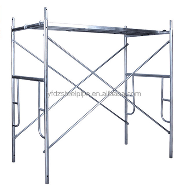 Youfa mason frame scaffolding game frame ladder frame with cross brace for scaffolding construction