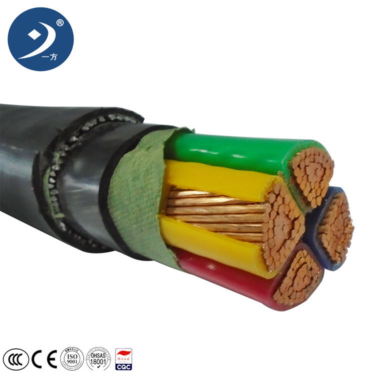 4x150mm2 power cable and waterproof copper armored power cable 4 x 25mm2 for sale