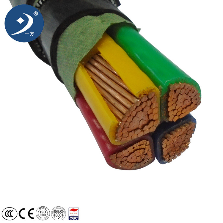 4x150mm2 power cable and waterproof copper armored power cable 4 x 25mm2 for sale